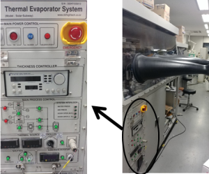 Solar cell glovebox & Thermal evaporator
